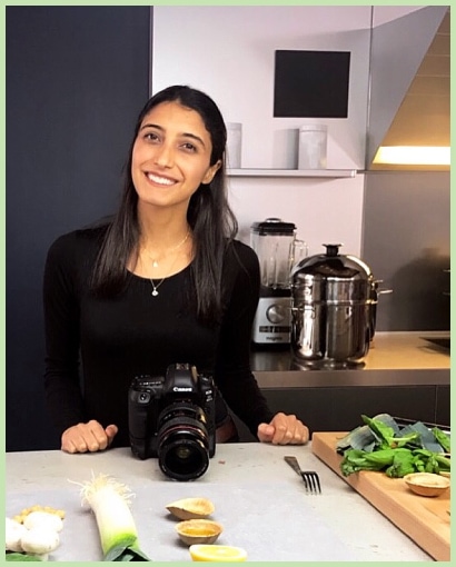 Sarah Safarian in the kitchen 