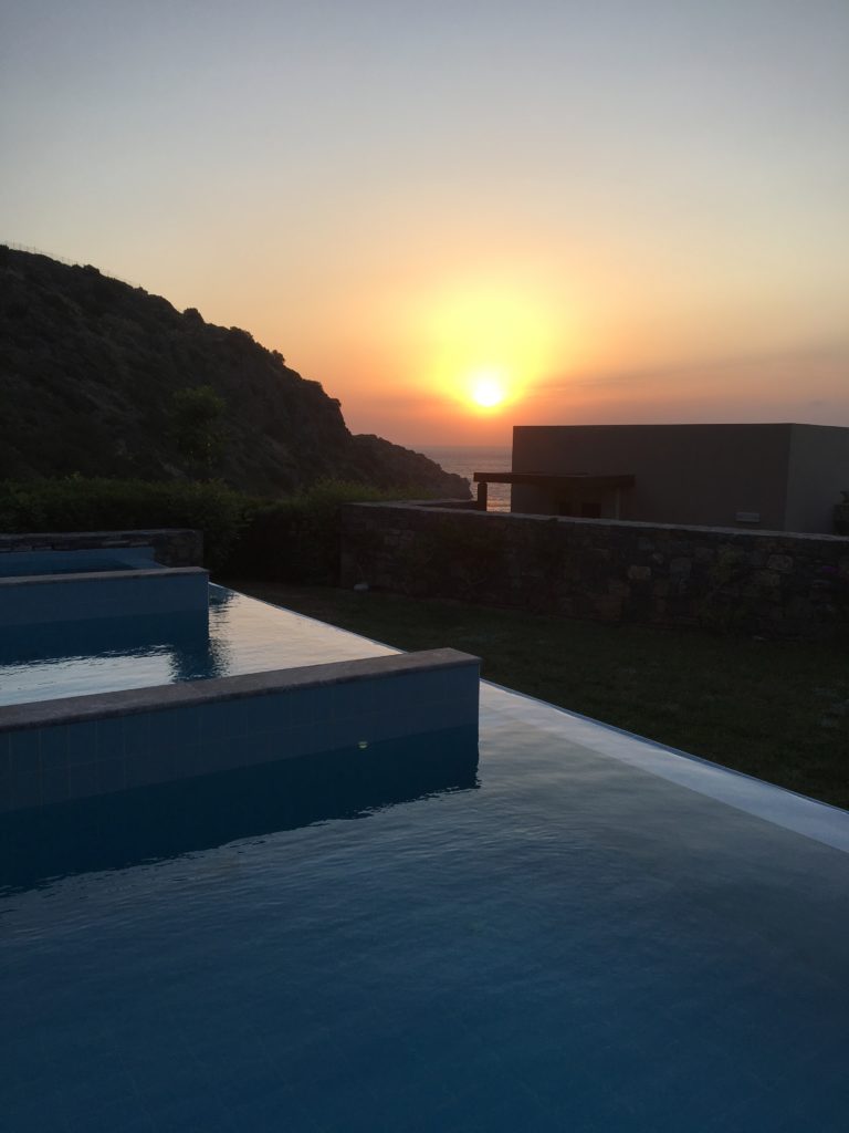 Daios Cove luxury resort and villas Crete, Greece Sunrise, lever du soleil